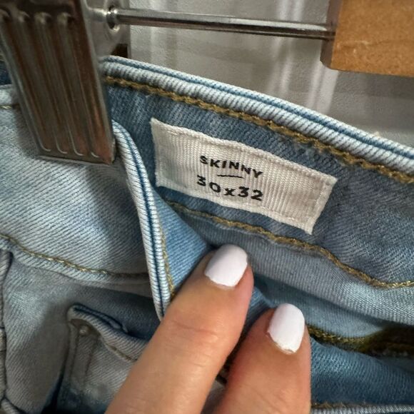 PacSun Skinny Jeans Premium Denim Light Wash Cotton Spandex Stretch - Picture 3 of 5